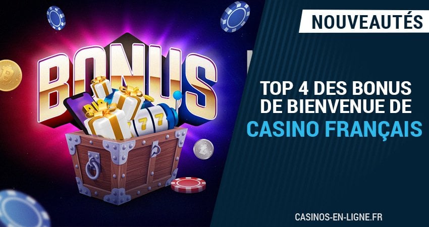 4 meilleurs bonus de bienvenue des casinos en ligne en juillet