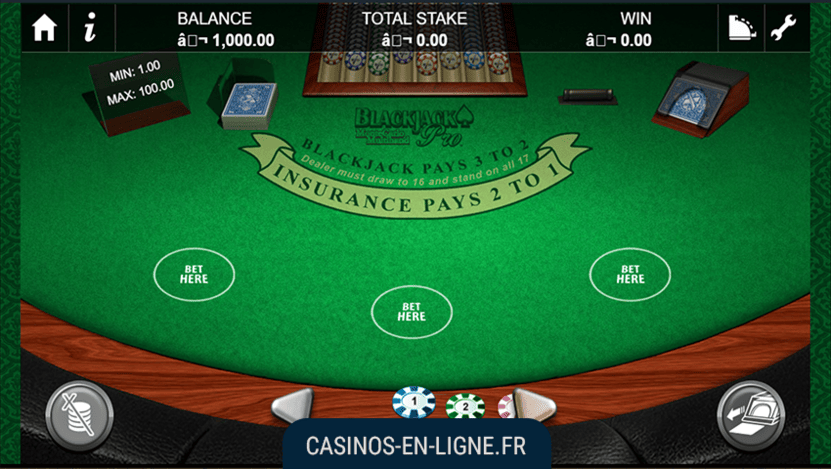 blackjack pro montecarlo multi mains screenshot 1