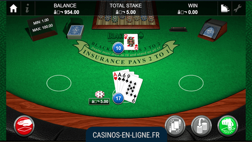 blackjack pro montecarlo multi mains screenshot 2