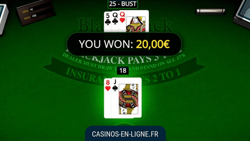 blackjack single hand screenshot 2