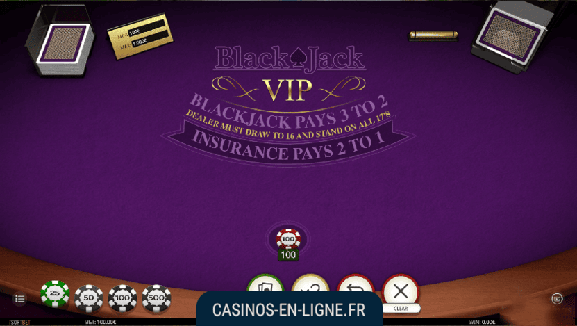 blackjack singlehand vip screenshot 1