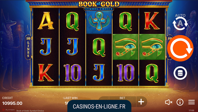 jeu book of gold symbol of choice screenshot 1