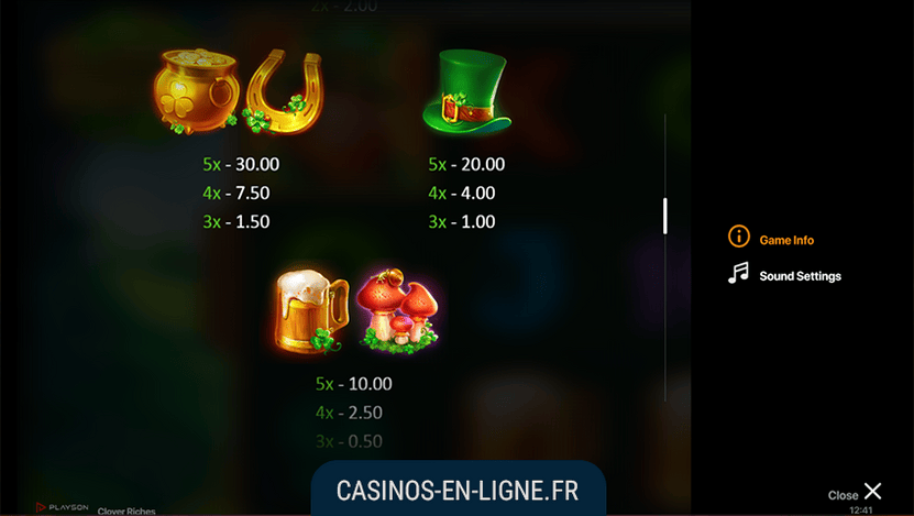 jeu clover riches screenshot 2