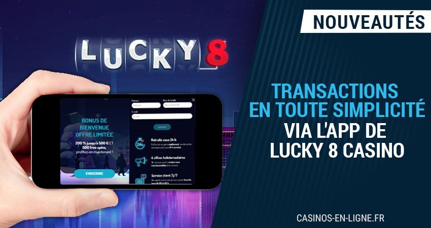 comment faire des transactions via l'app du casino lucky8