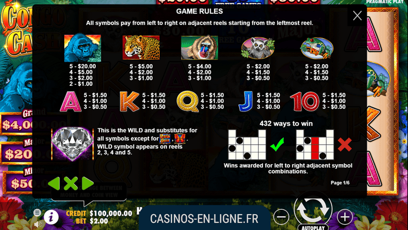 congo cash screenshot 2