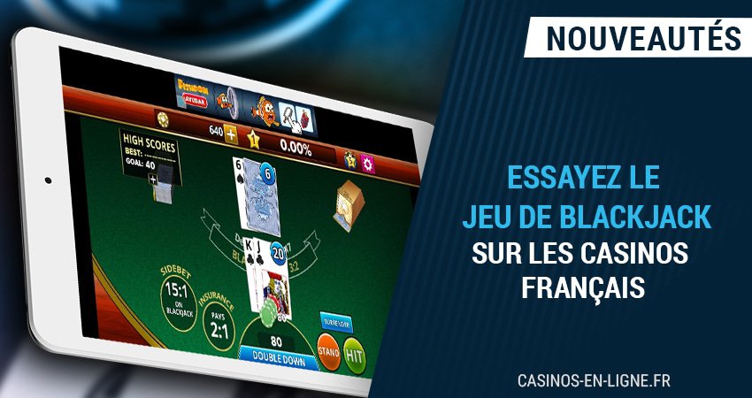 essayez vous au blackjack sur les casinos français en janvier 2024