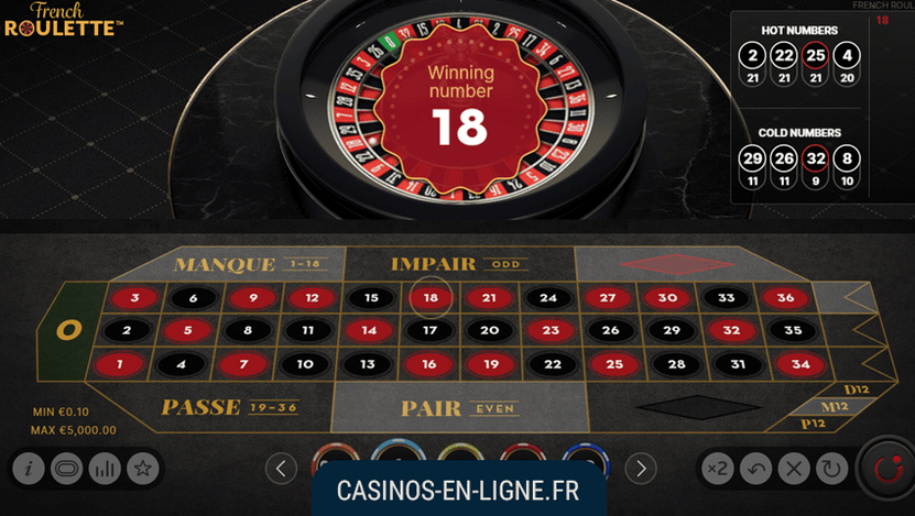 roulette francaise screenshot 2