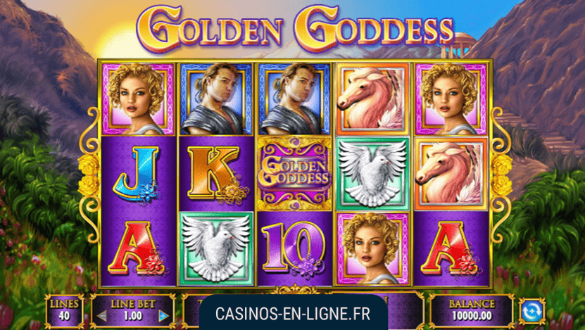 jeu Golden goddess screenshot
