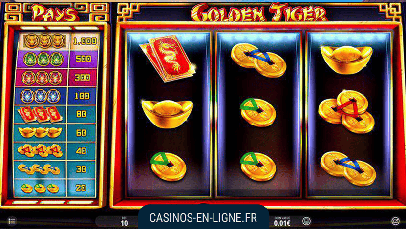 jeu golden tiger screenshot
