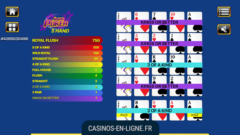 joker poker screenshot 2