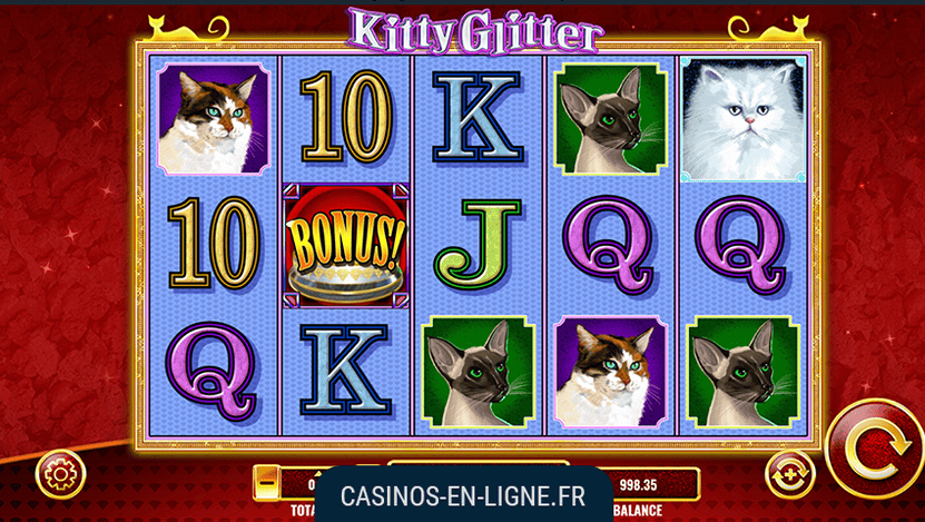 jeu kitty glitter screenshot