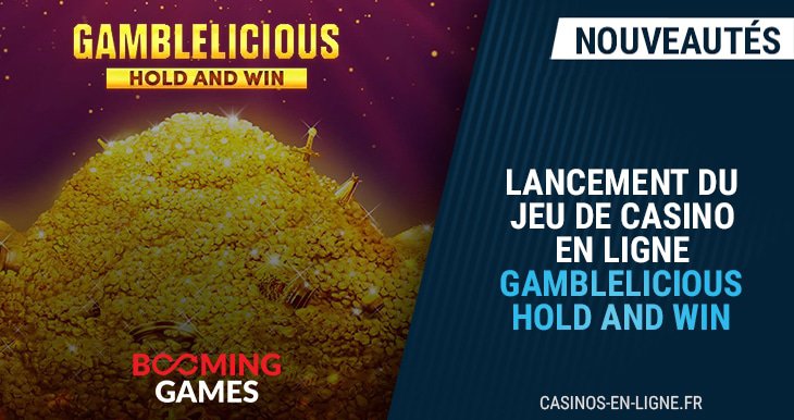 lancement jeu gamblelicious hold and win