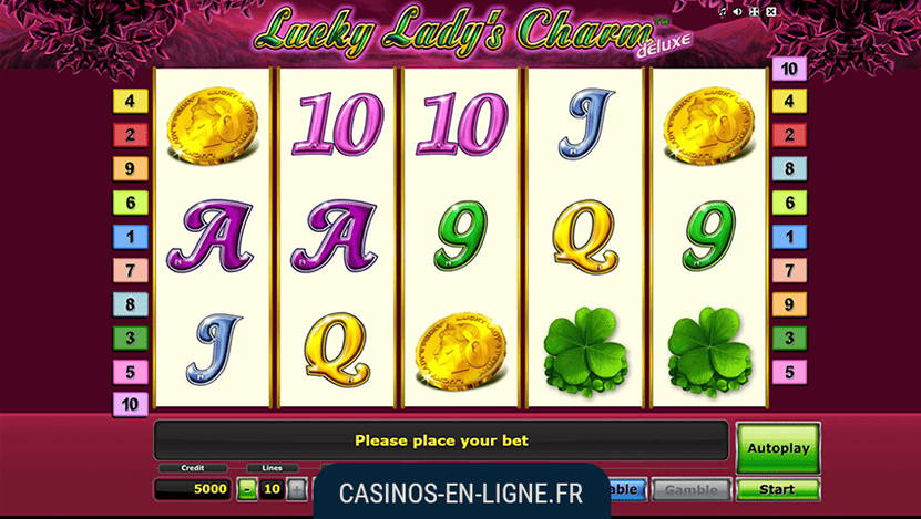 jeu lucky lady s charm deluxe screenshot 1