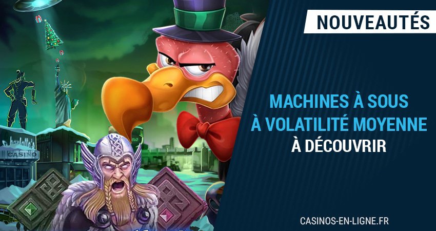 machines à sous 2023 avec volatilité moyenne sur les casinos