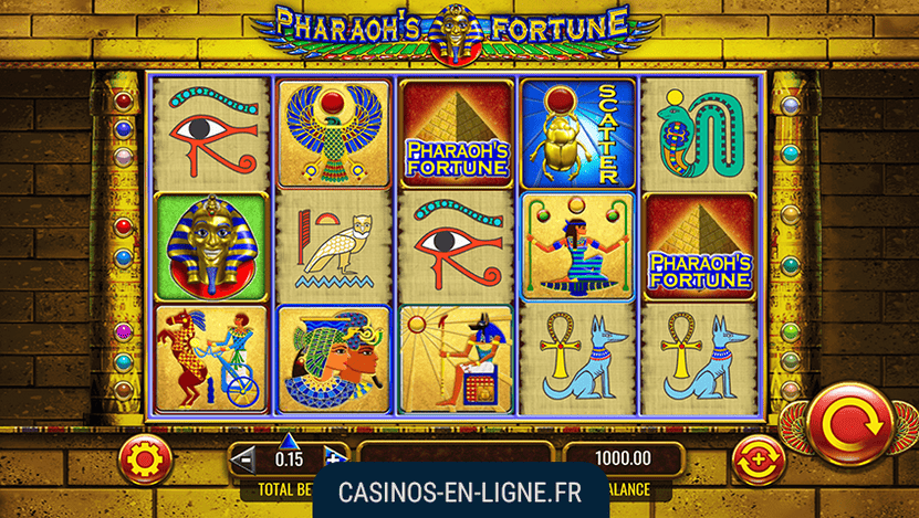 jeu pharaoh s fortune screenshot