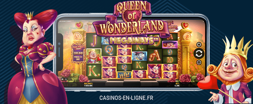jeu queen of wonderland megaways