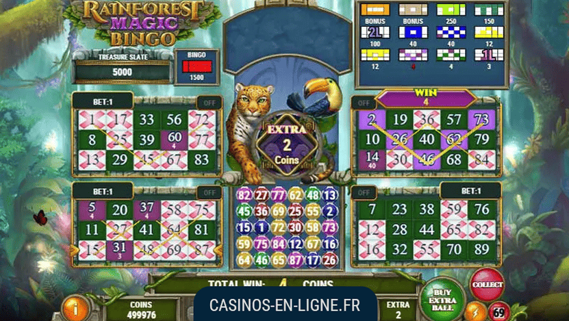 rainforest magic bingo screenshot 1