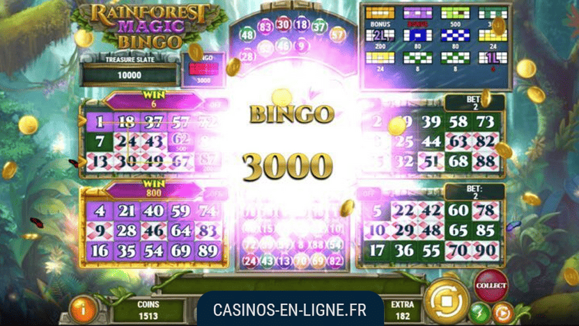 rainforest magic bingo screenshot 2
