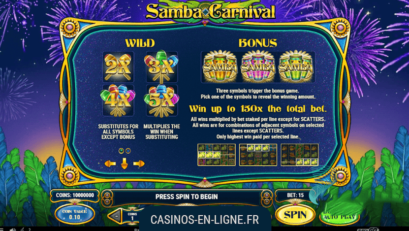 samba carnival screenshot 2