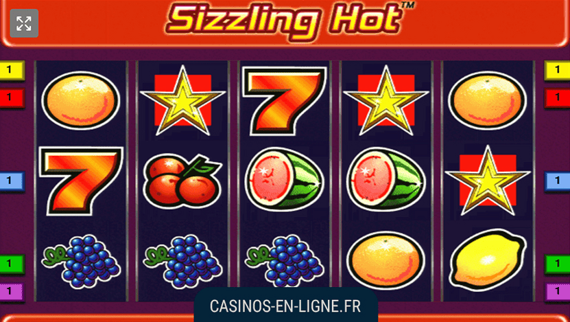 jeu sizzling hot screenshot