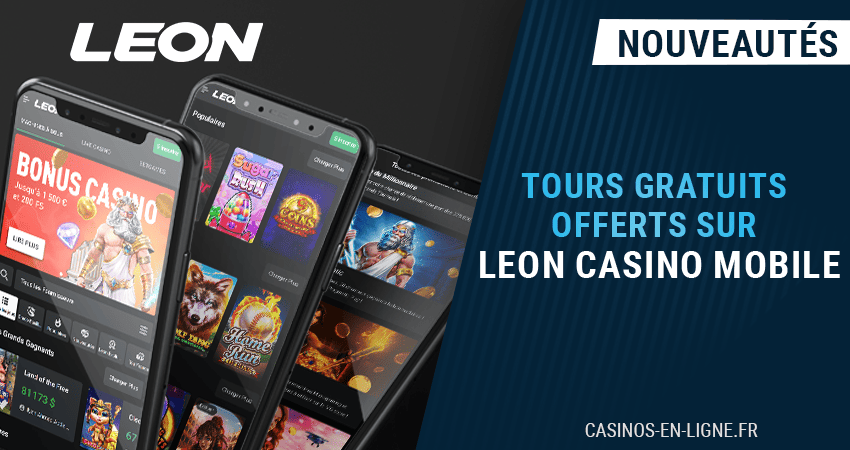 telechargez leon casino mobile recevez 50 tours gratuits