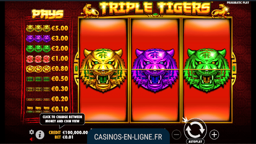 triple tigers screenshot 1