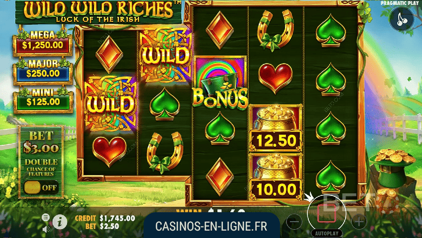 wild wild riches luck of the irish screenshot 1