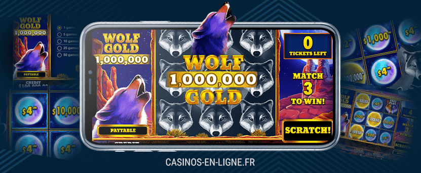 wolf gold scratchcard main