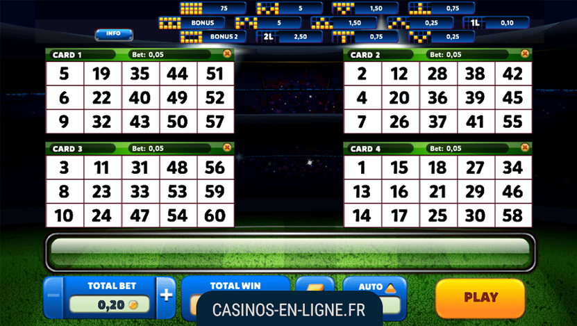 world football bingo screenshot 1